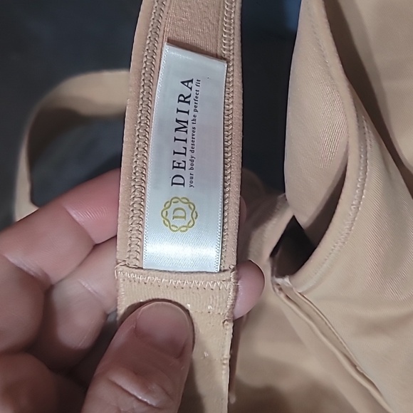 NWOT DELIMIRA Front Closure Posture Wireless Back Support Full Coverage Bra 46C - Picture 5 of 7